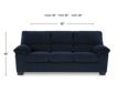 Ashley Simplejoy Navy Sofa small image number 6