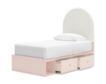 Ashley Wistenpine Blush 2-Drawer Twin Storage Bed small image number 3