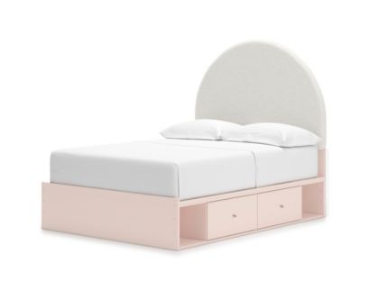 Ashley Wistenpine Blush 2-Drawer Full Storage Bed