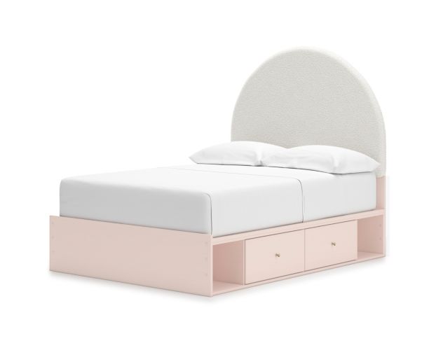 Ashley Wistenpine Blush 2-Drawer Full Storage Bed large image number 2