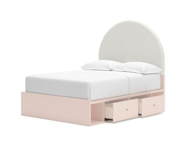 Ashley Wistenpine Blush 2-Drawer Full Storage Bed large image number 3