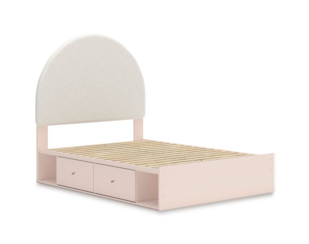 Ashley Wistenpine Blush 2-Drawer Full Storage Bed large image number 4