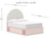 Ashley Wistenpine Blush 2-Drawer Full Storage Bed small image number 8