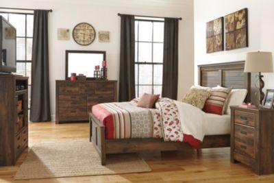 bedroom ashley quinden panel queen furniture bed