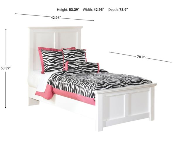 Ashley Bostwick Twin Panel Bed large image number 3