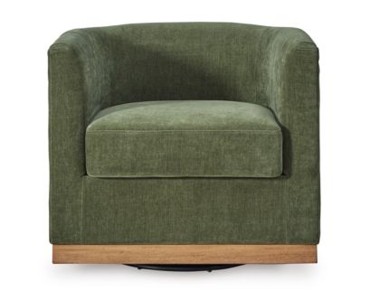 Ashley Jersonlow Forest Green Swivel Chair