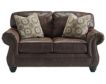 Ashley Breville Espresso Loveseat small image number 1