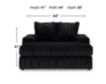 Ashley Midnight Madness Onyx Oversized Chaise small image number 8