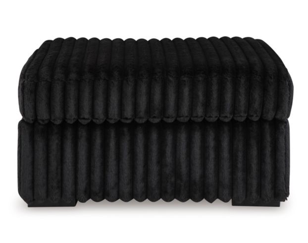 Ashley Midnight Madness Onyx Oversized Accent Ottoman large image number 1