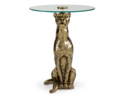 Ashley Vallain Leopard Accent Table