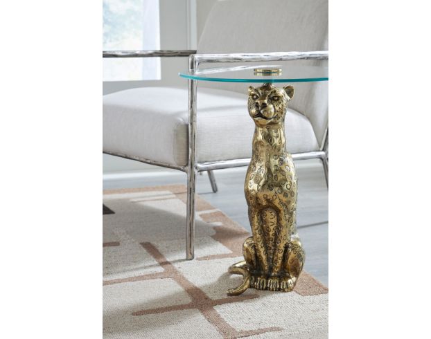 Ashley Vallain Leopard Accent Table large image number 6