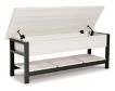 Ashley Rhyson White Storage Bench small image number 4