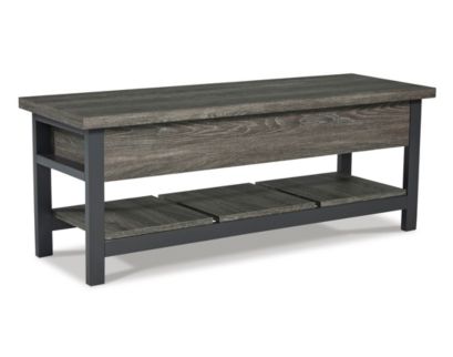 Ashley Rhyson Brown Storage Bench