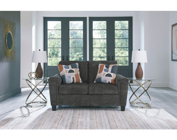 Ashley Erinslane Dusk Gray Loveseat large image number 5