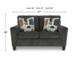 Ashley Erinslane Dusk Gray Loveseat small image number 7