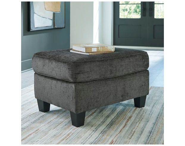 Ashley Erinslane Dusk Gray Ottoman large image number 5