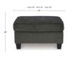 Ashley Erinslane Dusk Gray Ottoman small image number 6