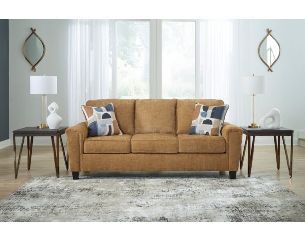 Ashley Erinslane Honey Brown Sofa large image number 5