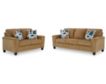 Ashley Erinslane Honey Brown Loveseat small image number 5