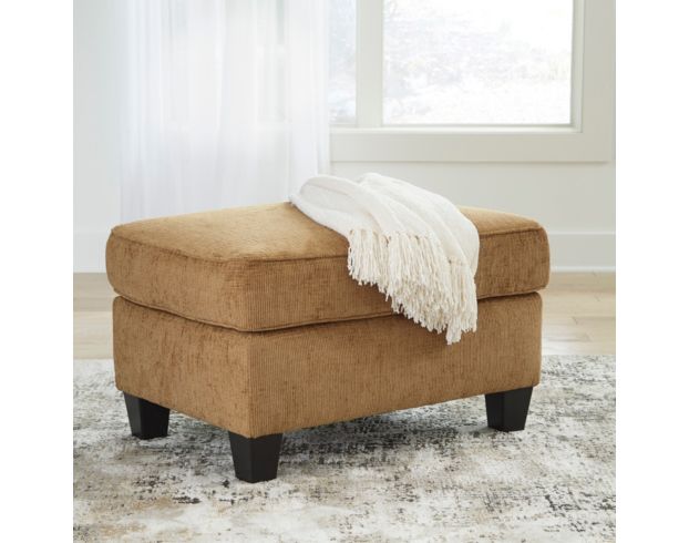 Ashley Erinslane Honey Brown Ottoman large image number 6