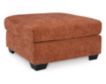 Ashley Aviemore Spice Orange Oversized Accent Ottoman small image number 1