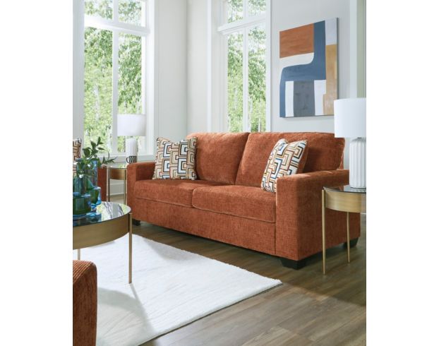 Ashley Aviemore Spice Orange Sofa large image number 7