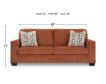 Ashley Aviemore Spice Orange Sofa small image number 8