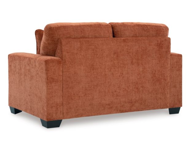 Ashley Aviemore Spice Orange Loveseat large image number 4