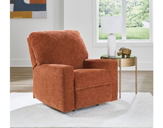 Ashley Aviemore Spice Orange Recliner large image number 7