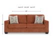 Ashley Aviemore Spice Orange Queen Sleeper Sofa small image number 7