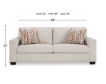 Ashley Aviemore Stone Sofa small image number 9