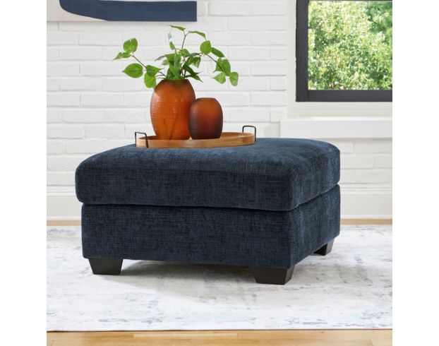 Ashley Aviemore Ink Blue Oversized Accent Ottoman large image number 3