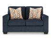 Ashley Aviemore Ink Blue Loveseat small image number 1