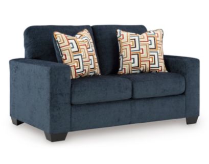 Ashley Aviemore Ink Blue Loveseat