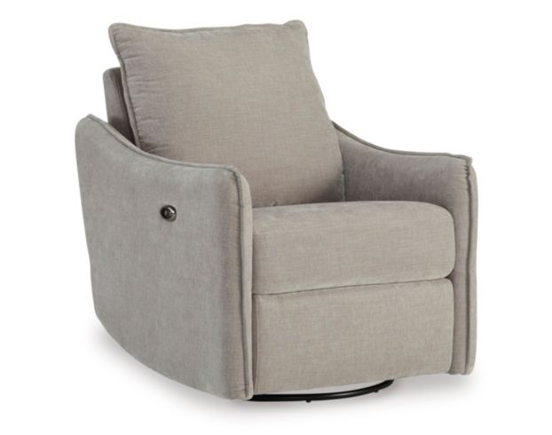 Ashley McBurg Taupe Power Swivel Recliner large image number 4