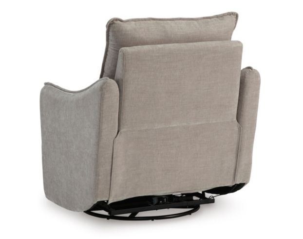 Ashley McBurg Taupe Power Swivel Recliner large image number 6