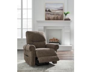 Ashley Aureta Earth Brown Lift Recliner