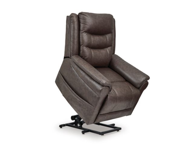 Ashley Oatman Umber Lift Recliner large image number 5