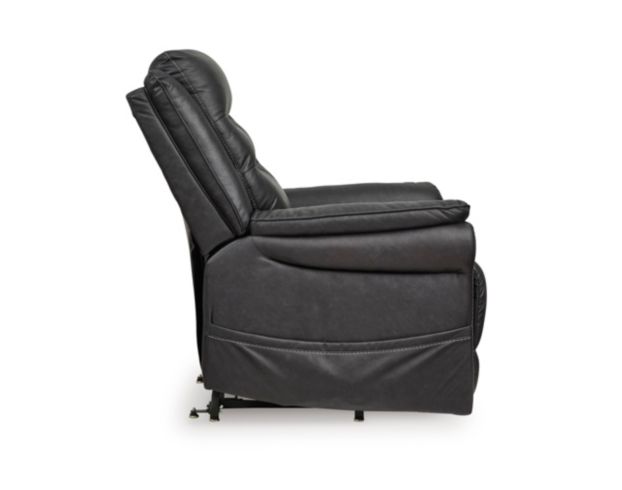 Ashley Oatman Carbon Black Lift Recliner large image number 6