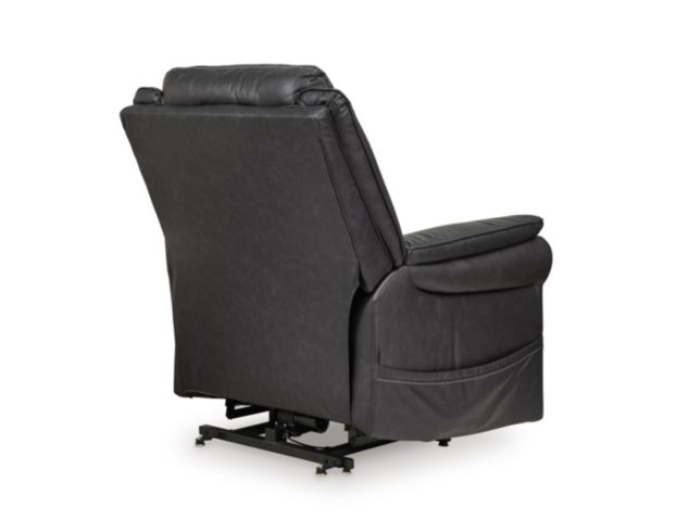 Ashley Oatman Carbon Black Lift Recliner large image number 9