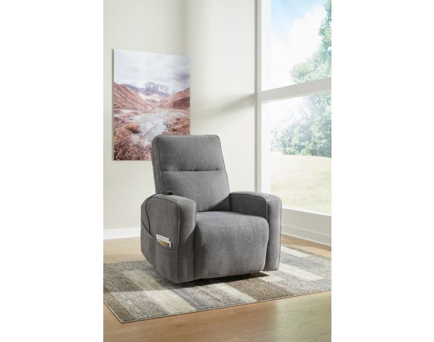 Ashley Starganza Gray Lift Recliner large image number 8