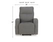 Ashley Starganza Gray Lift Recliner small image number 9