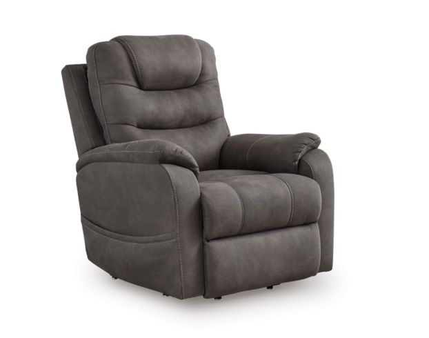 Ashley Snowfield Gunmetal Lift Recliner large image number 2