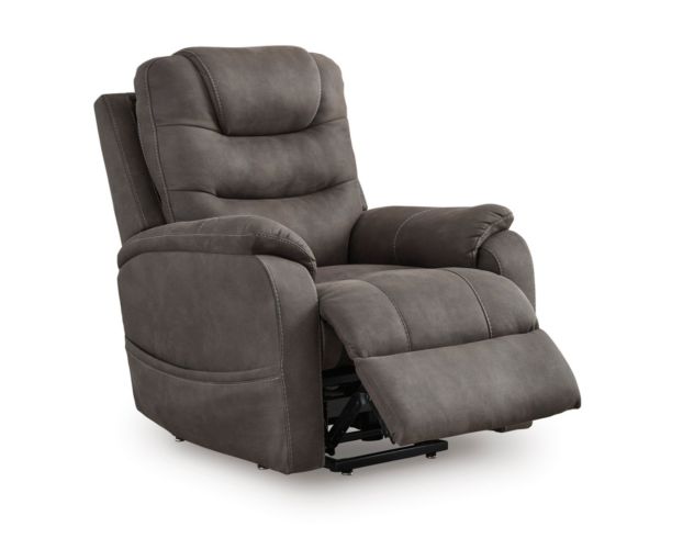 Ashley Snowfield Gunmetal Lift Recliner large image number 3