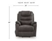 Ashley Snowfield Gunmetal Lift Recliner small image number 9