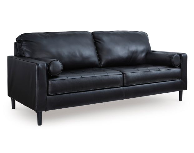 Ashley Bryceview Black Leather Sofa large image number 2