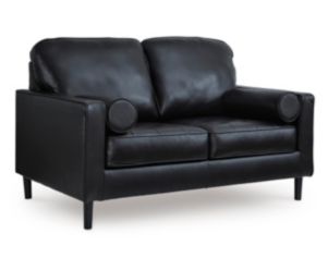 Ashley Bryceview Black Leather Loveseat