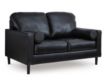 Ashley Bryceview Black Leather Loveseat small image number 2