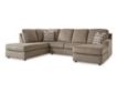 Ashley O'Phannon Brown LAF Sofa small image number 1
