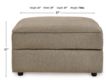Ashley O'Phannon Brown Storage Ottoman small image number 10